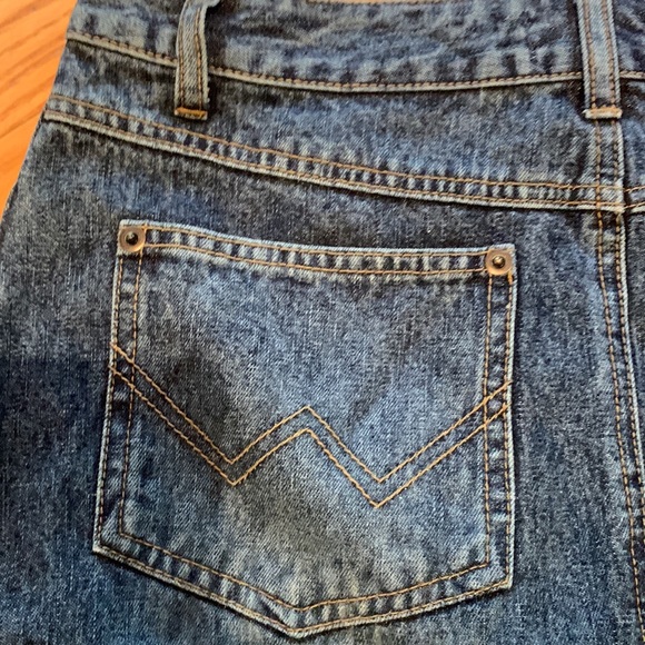 MIDI Blue Jean Skirt size 3/4 by Armour Jeans - Picture 6 of 10